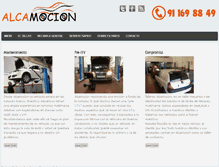 Tablet Screenshot of alcamocion.com